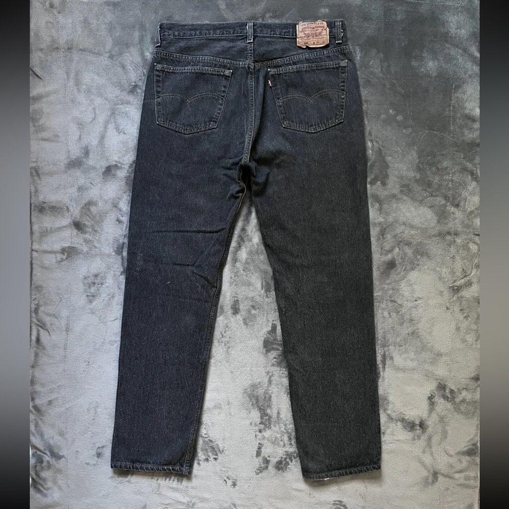 Vintage 90’s Levi’s 501 Straight Leg Fit BF Denim/Jeans - Black MADE IN USA